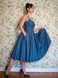 Priscilla Midi - Lightweight Denim