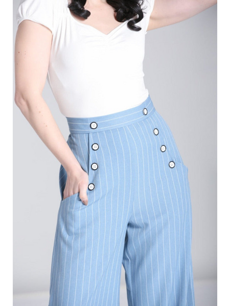 Caspian Swing Trousers - Blue