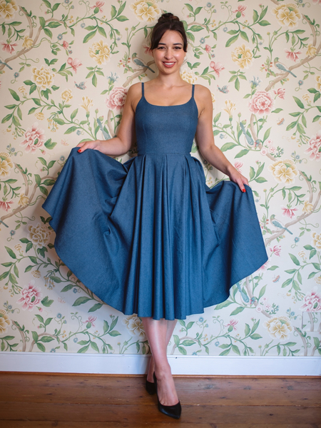 Priscilla Midi - Lightweight Denim