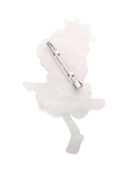 Lime Chiffon Brooch