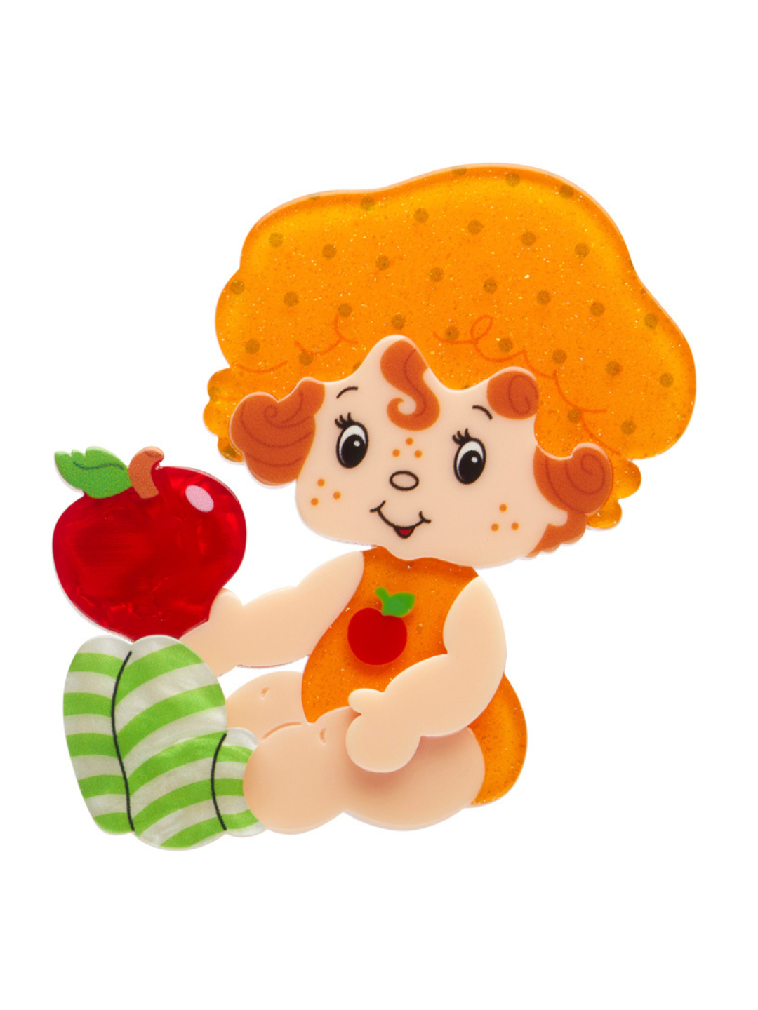 Apple Dumplin' Brooch