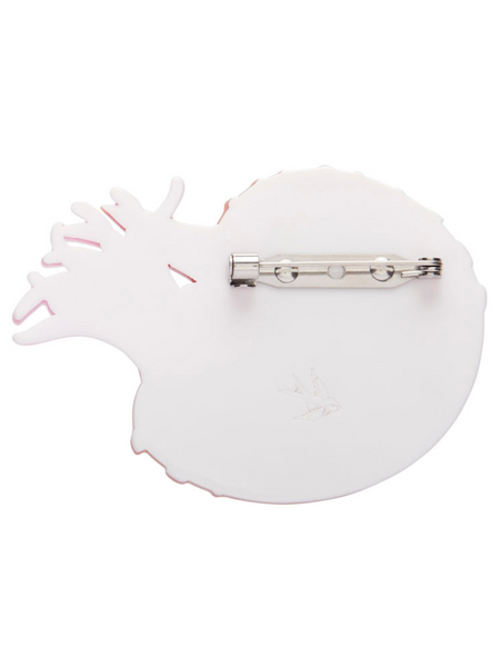 Chambered Nautilus Brooch