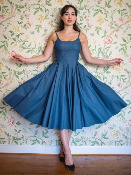 Priscilla Midi - Lightweight Denim