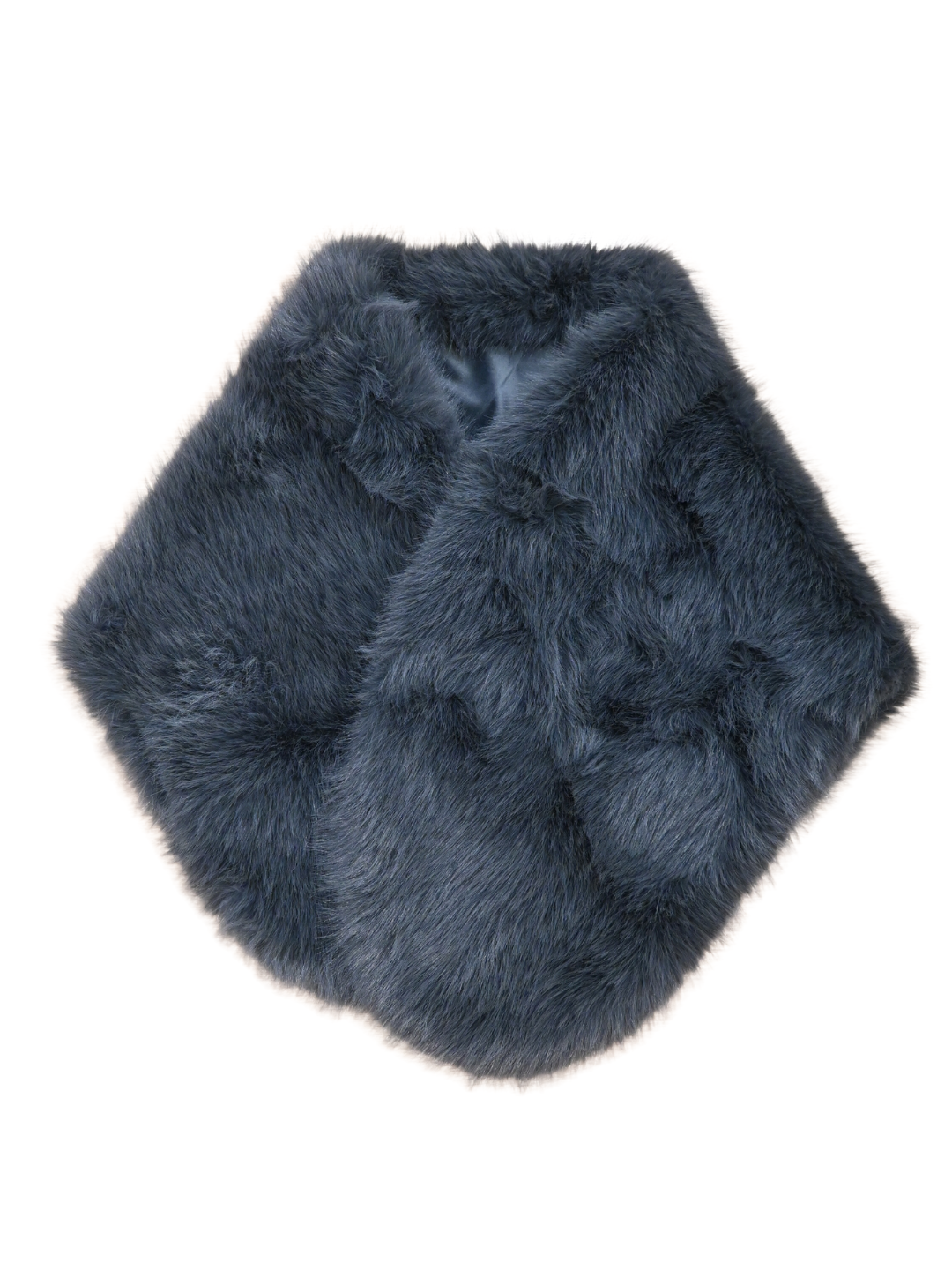 Mila Faux Fur Stole - Grey