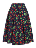 Cary Swing Skirt - Cherry