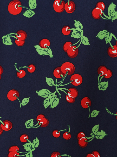 Cary Swing Skirt - Cherry