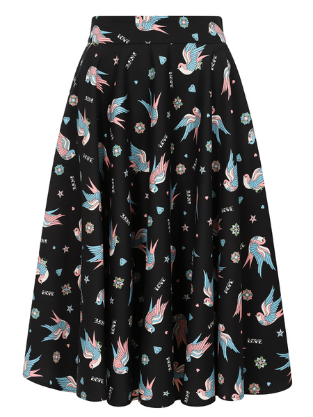 Marilou Swallows Swing Skirt