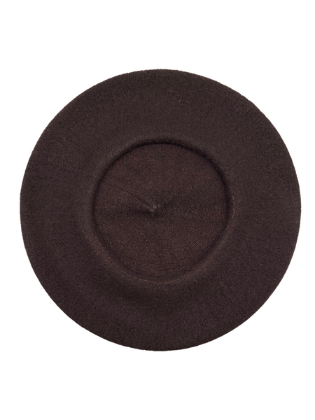 Anais French Beret - Brown