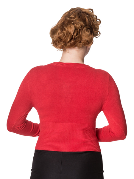 Dolly Cardigan - Red