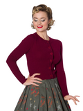Dolly Cardigan - Burgundy