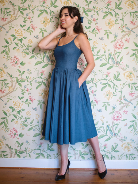 Priscilla Midi - Lightweight Denim