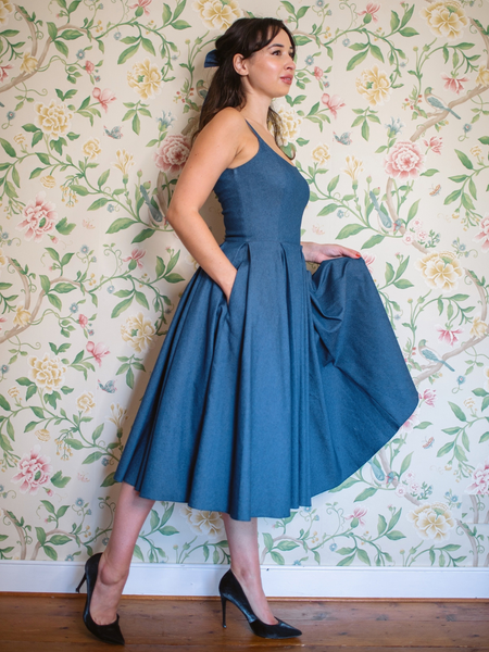 Priscilla Midi - Lightweight Denim