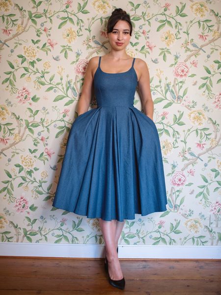 Priscilla Midi - Lightweight Denim