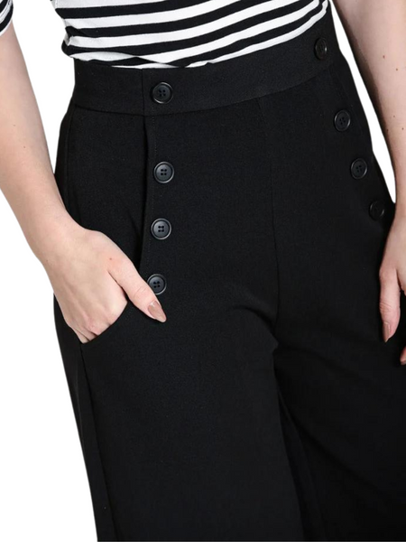 Carlie Swing Trousers - Black