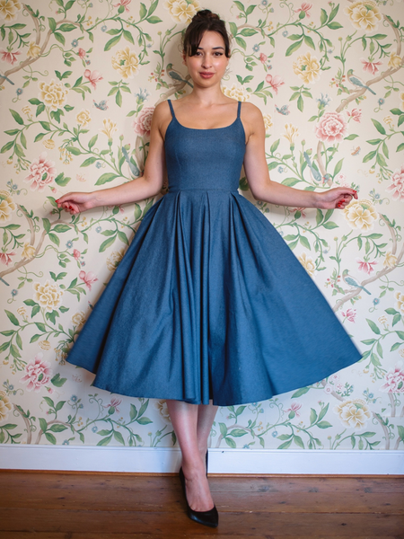 Priscilla Midi - Lightweight Denim
