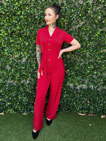 Red jumpsuit deals australia