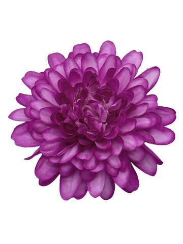 Chrysanthemum Hair Flower - Dark