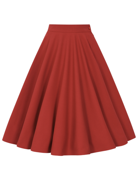 Milla Swing Skirt - Red