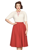 Milla Swing Skirt - Red