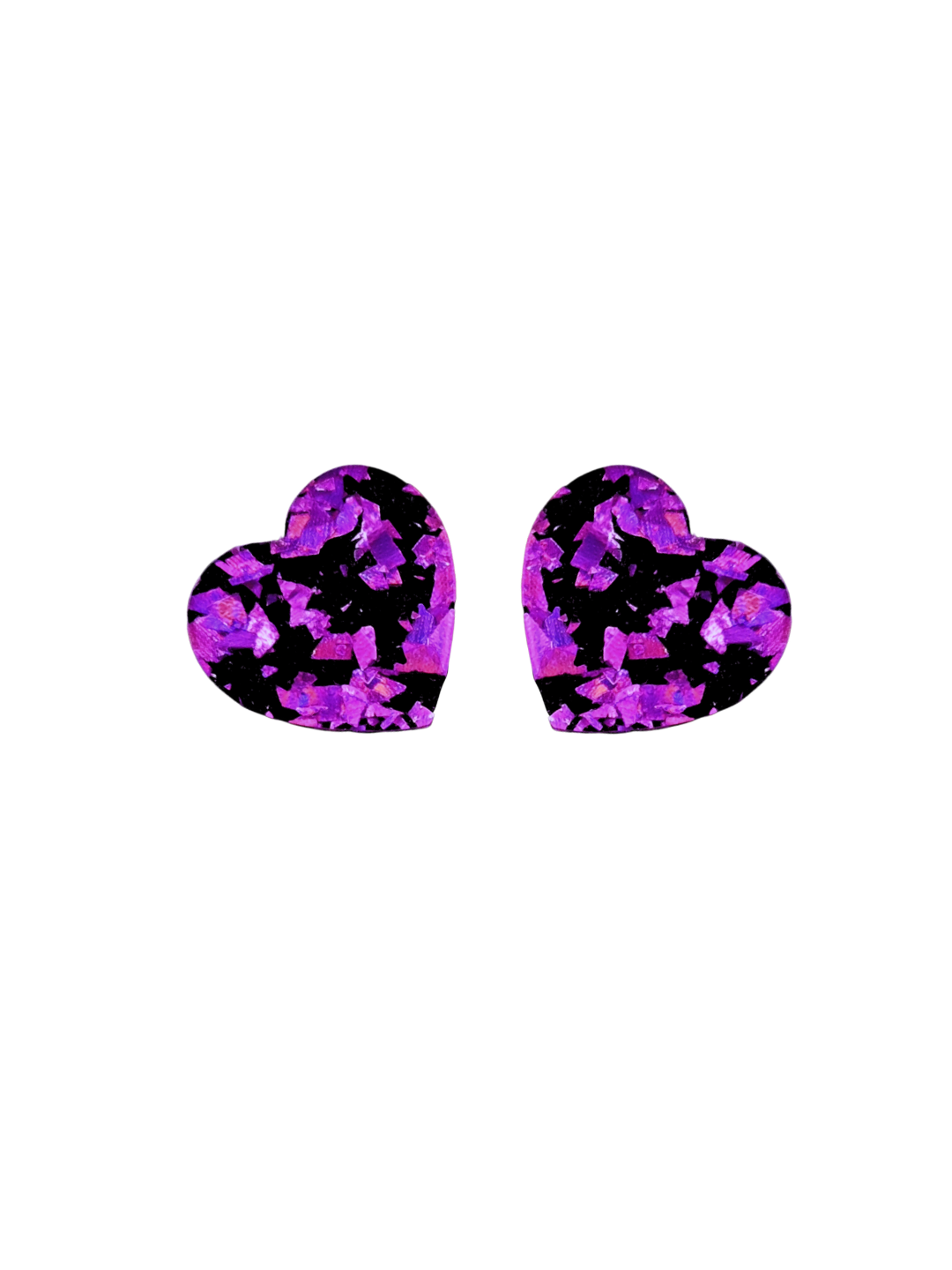 Sweetheart Studs - Amethyst