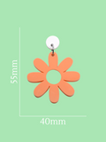 Daisy Drop Earrings - Sherbet