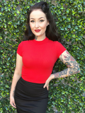 Emmi Cropped Tee - Watermelon