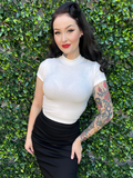 Emmi Cropped Tee - Ivory