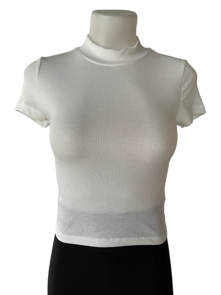 Emmi Cropped Tee - Ivory
