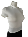 Emmi Cropped Tee - Ivory
