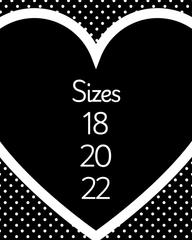 Sizes 18, 20 & 22