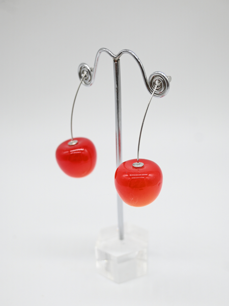 Cherrybomb Earrings - Silver
