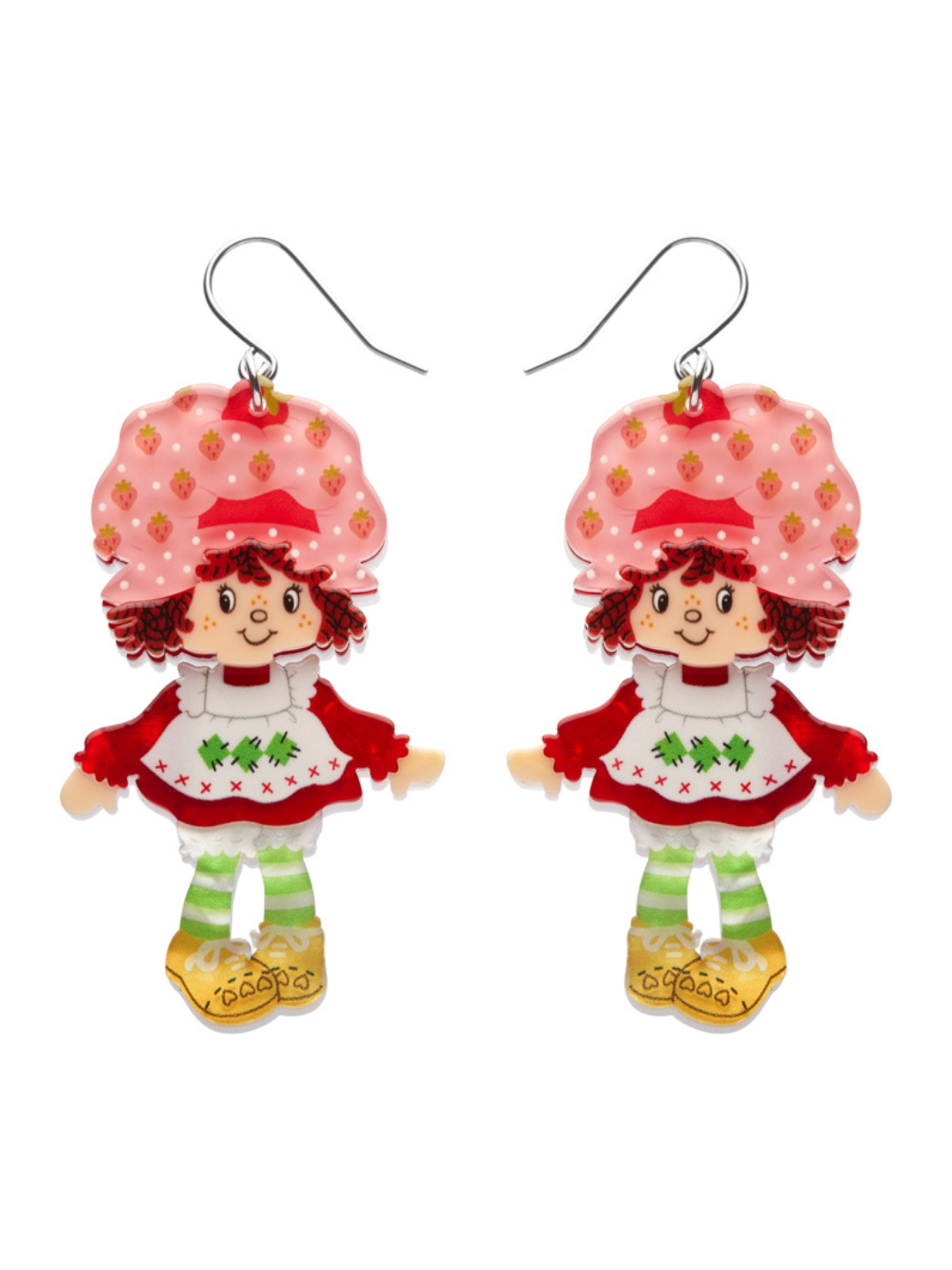 Sweet Strawberry Shortcake Drop Earrings