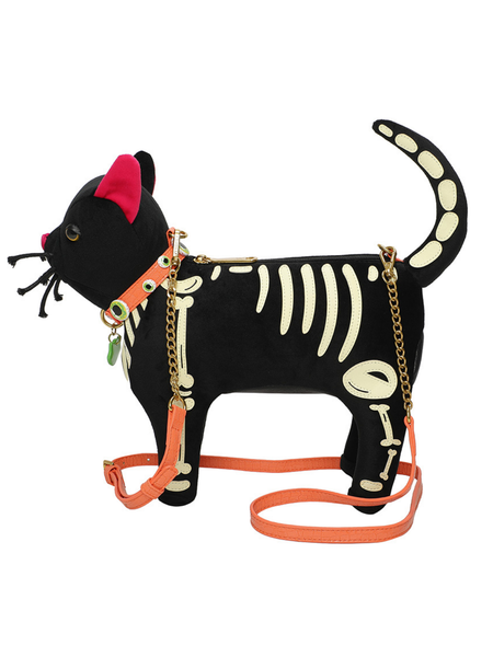 I-Scream Parlour Skeleton Vinnie the Cat Bag