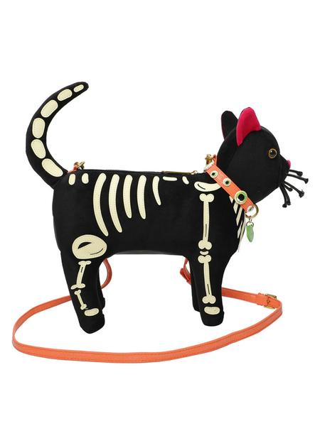 I-Scream Parlour Skeleton Vinnie the Cat Bag