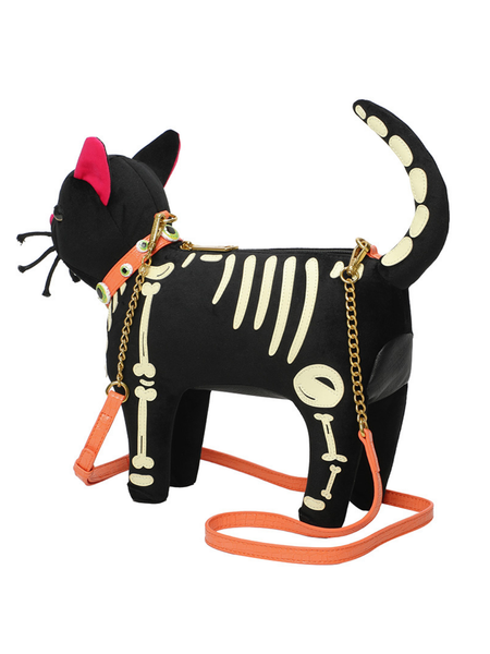 I-Scream Parlour Skeleton Vinnie the Cat Bag