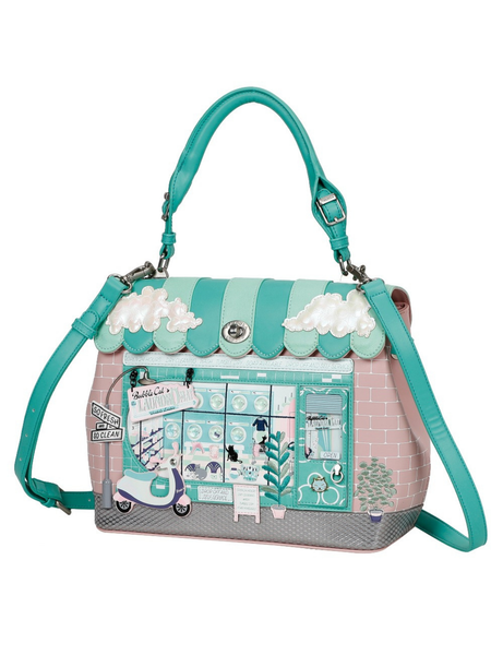 PRE-ORDER Bubble Cats Laundromat Grace Bag