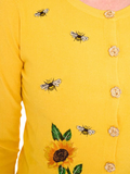 Sunflower & Bee Cardigan