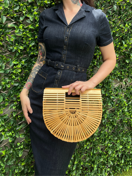 Bamboo Cage Bag