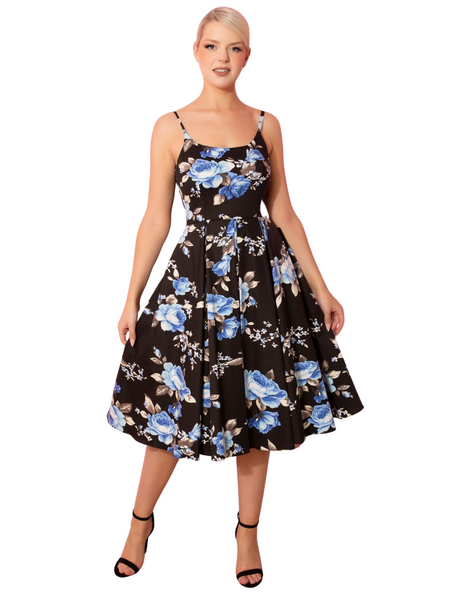 Priscilla Midi - Chartwell Blue