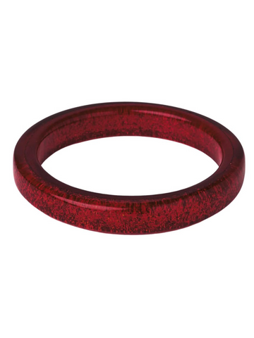 Red Glitter Bangle - Duchess