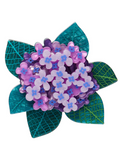 Heavenly Hydrangea Brooch