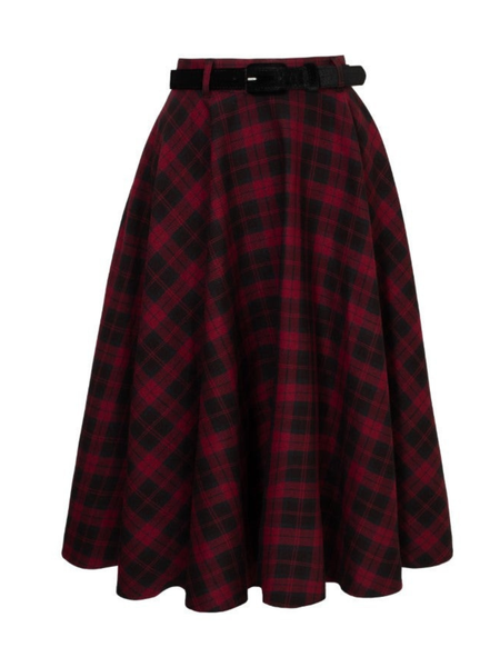 Carmina Skirt - Burgundy