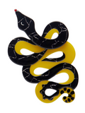 Yellow-Bellied Sea Snake Brooch