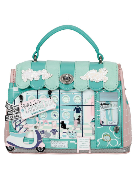 PRE-ORDER Bubble Cats Laundromat Mini Grace Bag