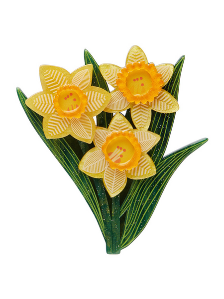 Delightful Daffodils Brooch