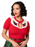 Poinsettia Top