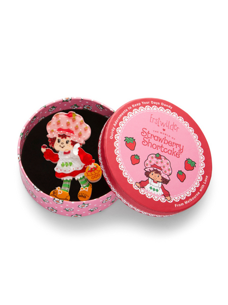 Strawberry Strolling Brooch