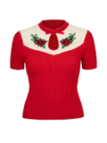 Poinsettia Top