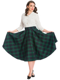 Sweet Check Skirt - Forest