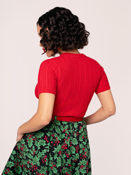 Poinsettia Top